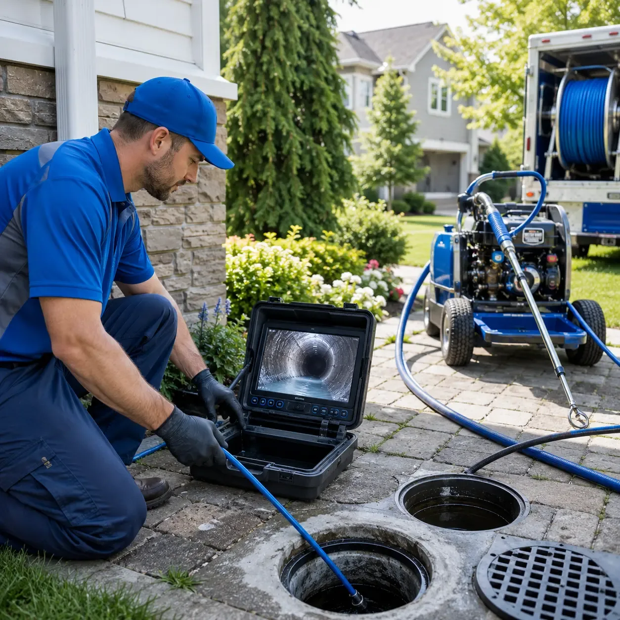 Outdoor drain cleaning professionals serving Leroy, MI